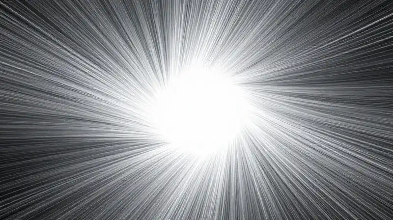 Intricate crystal structures glow against a soft, ethereal void